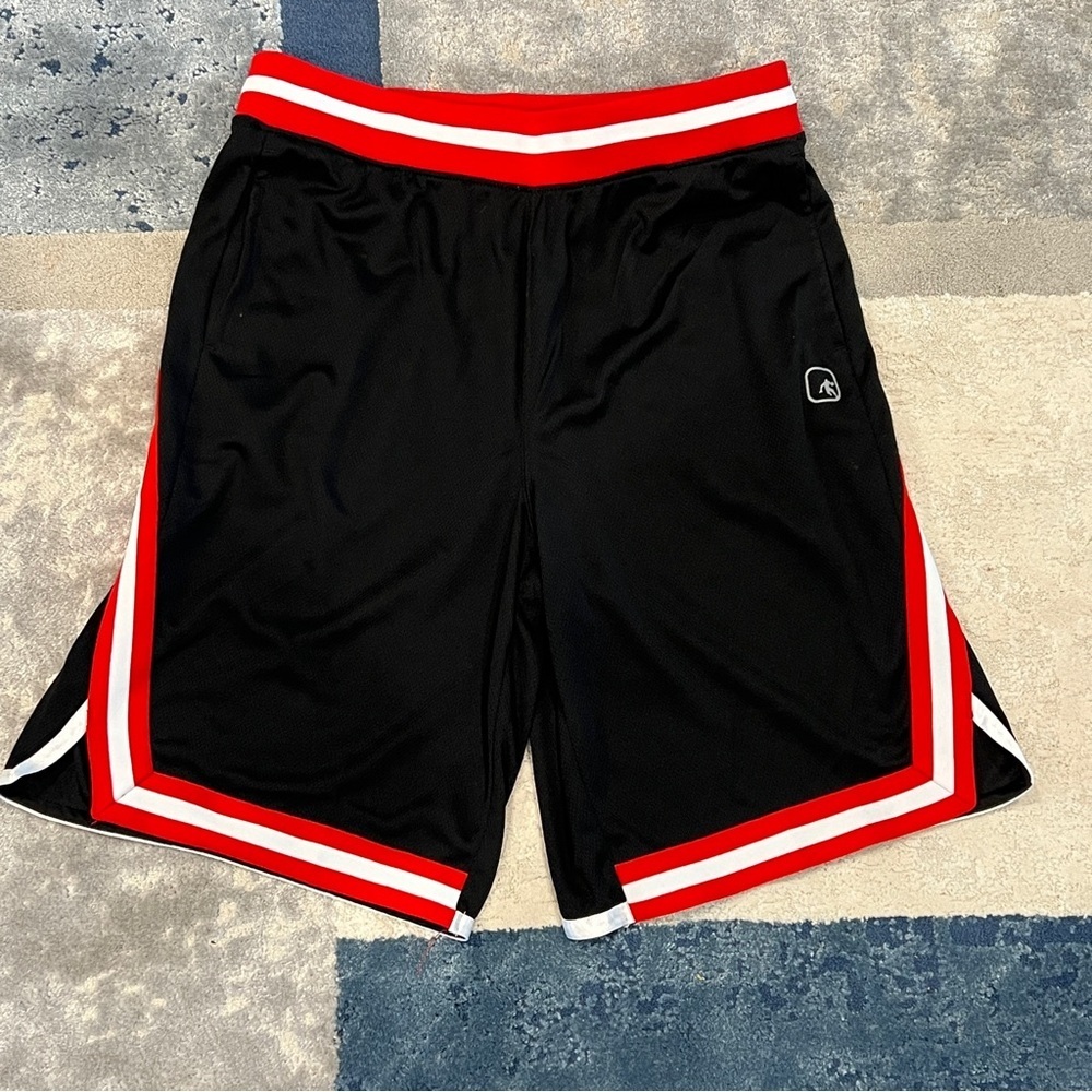 AND1 Logo Mesh Basketball Workout GYM Athletic Shorts Size M